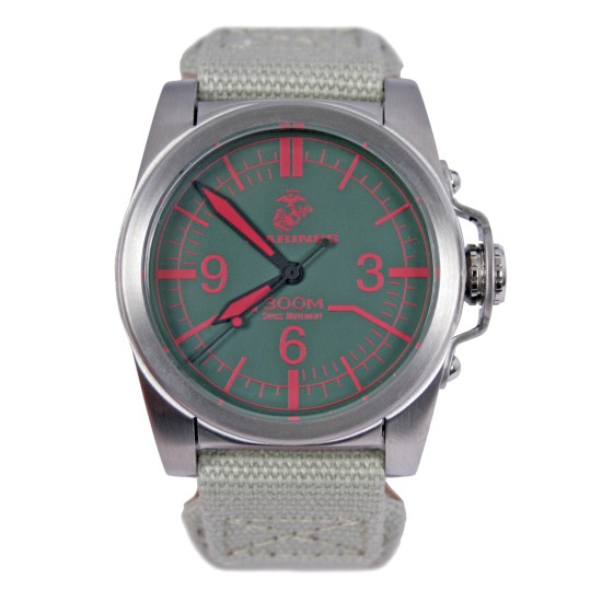 usmc - united states marine corps watch herren armbanduhr wa105